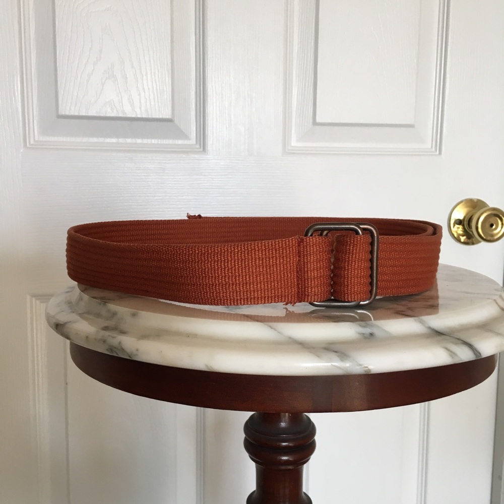 Burnt orange loop belt 52”